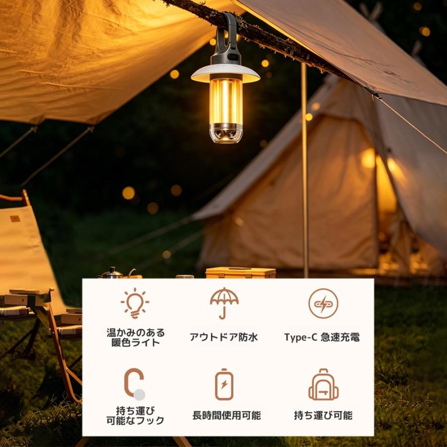 LEDランタン キャンプ 充電式 懐中電灯 多機能 2wayミニランタン