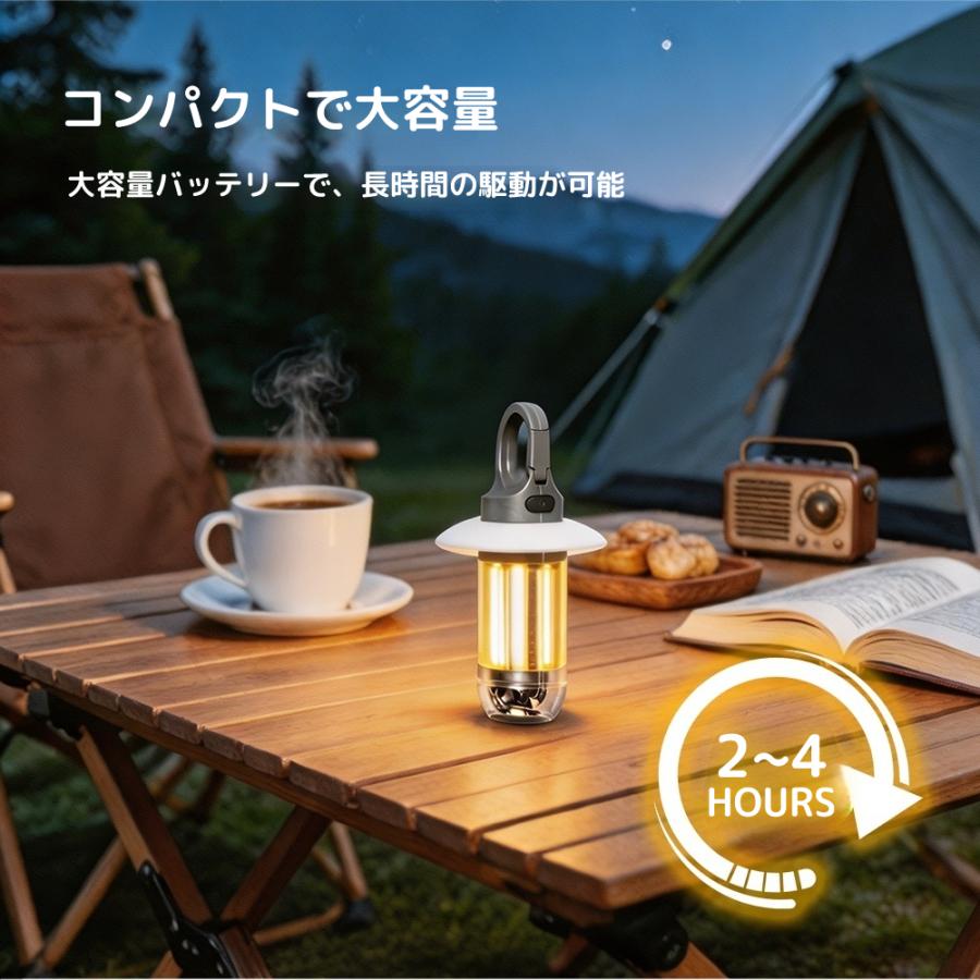 LEDランタン キャンプ 充電式 懐中電灯 多機能 2wayミニランタン