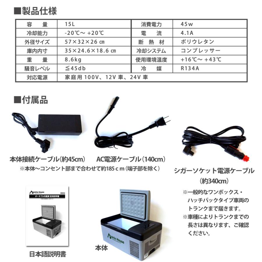 ポータブル電源 ポータブル冷蔵庫 2点セット 222wh 60000mAh 車載