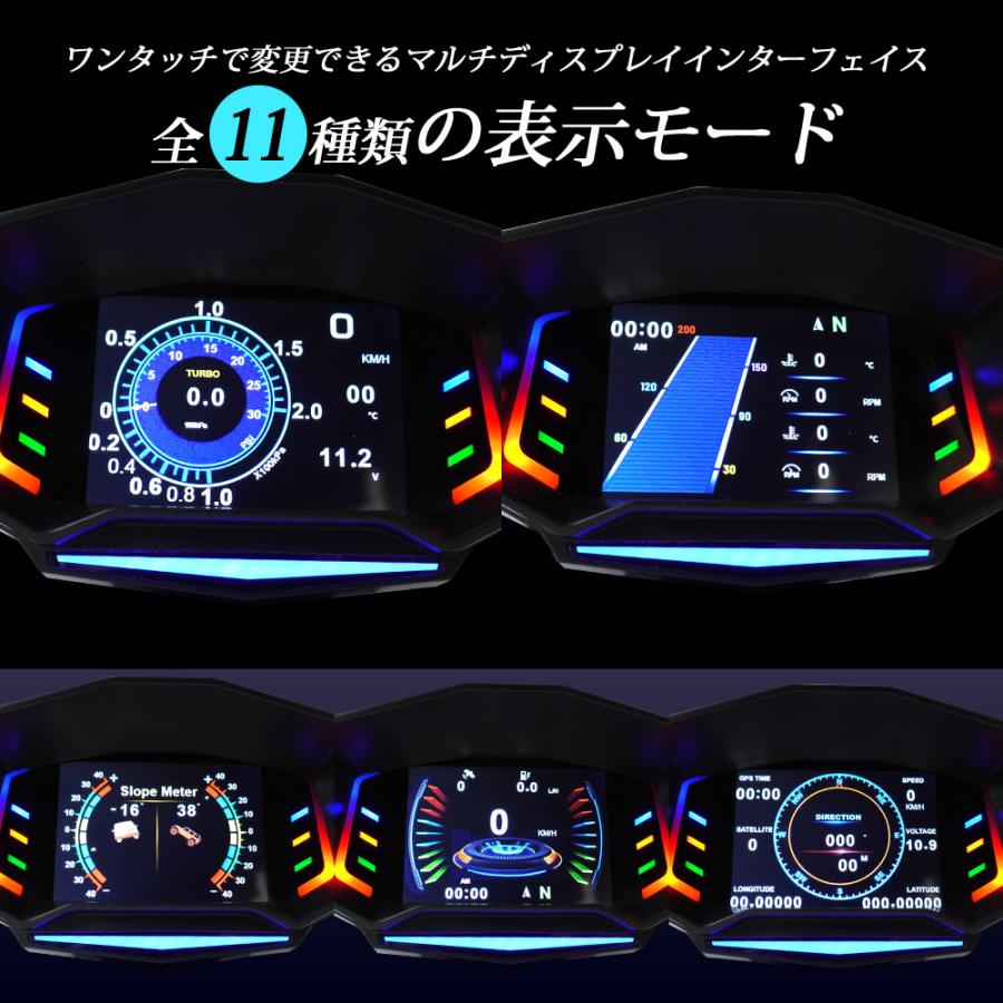 OBD2 メーター マルチメーター タコメーター 速度 水温 電圧 ブースDXT Amazon.co.jp: ChoiQua OBD2 メーター マルチメーター タコメーター