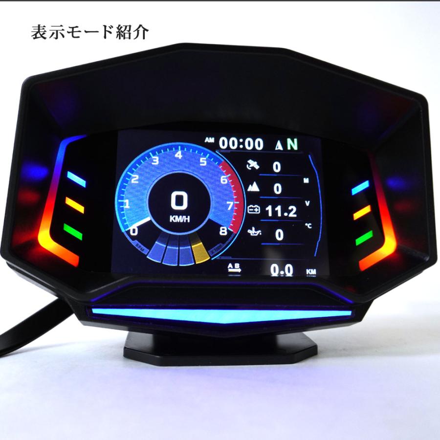 OBD2 マルチメーター タコ メーター ブースト計 HUD 日本語説明書付き