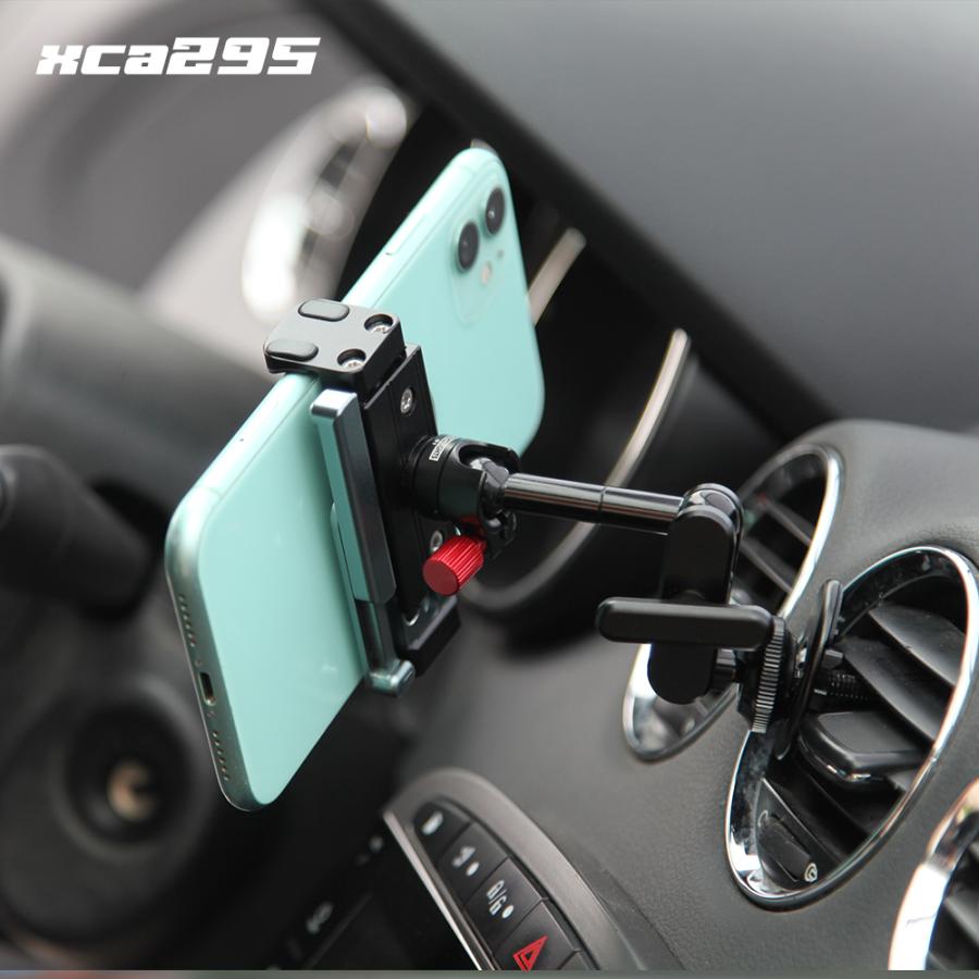 スマホホルダー 金属製 車 車載ホルダー 360度回転 スマホスタンド