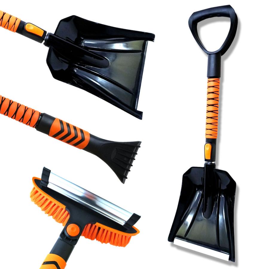 スノーブラシ 車用 除雪用 雪かき スキージ アイススクレーパー 伸縮式 Amazon.co.jp: SEG Direct スノーブラシ 127CM 拡張可能スキージ