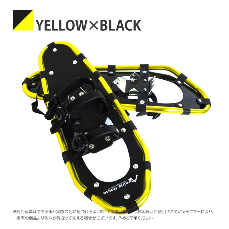 スノーシュー 25インチ アルミ 軽量 スキー ハイキング 適応50〜72kg