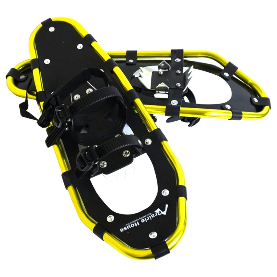 12時間タイムセール　KANJIKI スノーシュー　新品未使用 スノーシュー 25インチ アルミ 軽量 スキー ハイキング 適応50〜72kg