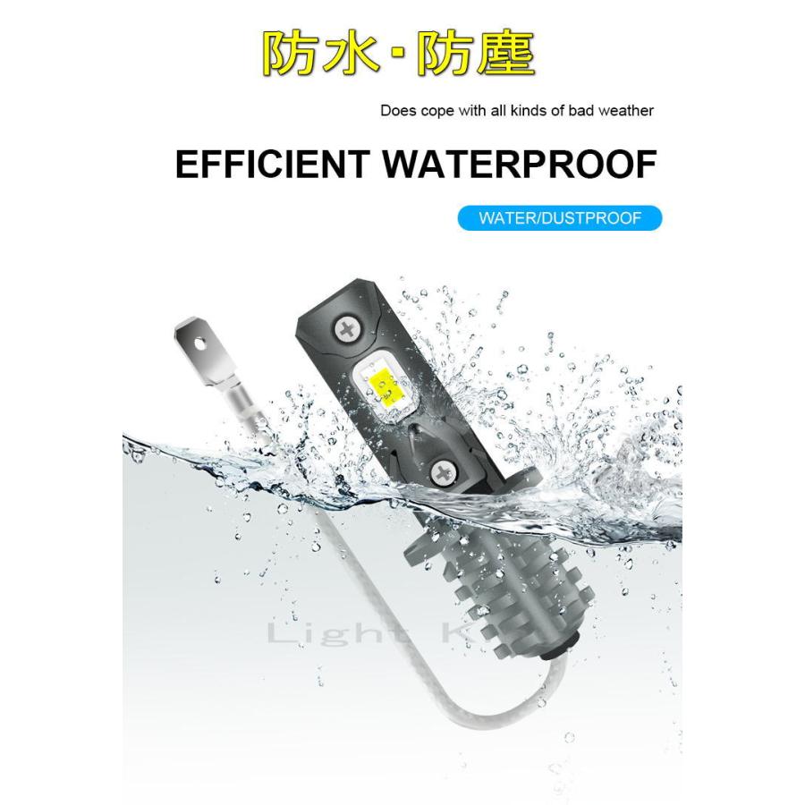 6000LM 24V 汎用 黄色 100W級 H3 LED フォグランプ イエロー NEW