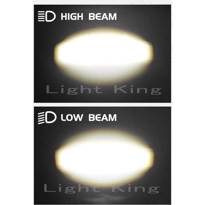 72W 8000LM H4 Hi Lo プロジェクター ファンなし LED ヘッドライト