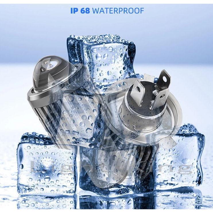 H4 8000LM Hi Lo プロジェクター搭載 ワンタッチ ポン付 バイク専用 ファンなし 72W LED ヘッドライト コードレス設計 2色変更可 黄色 白色 |  | 07