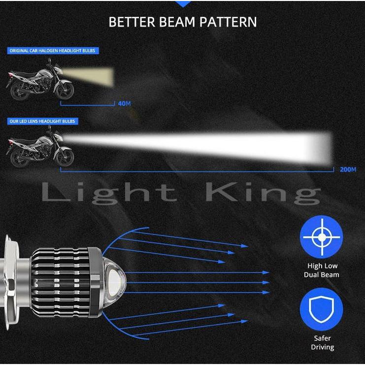 カラーチェンジ 走行中2色切替 Lo/ホワイト Hi/イエロー バイク用 LED