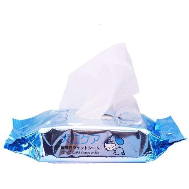 マインドアップ 犬口ケア 歯磨きウェットシート 歯みがきシート 30枚入り 3個セット 愛犬 口臭 簡単 愛猫 歯槽膿漏 市販 歯周病 口臭対策