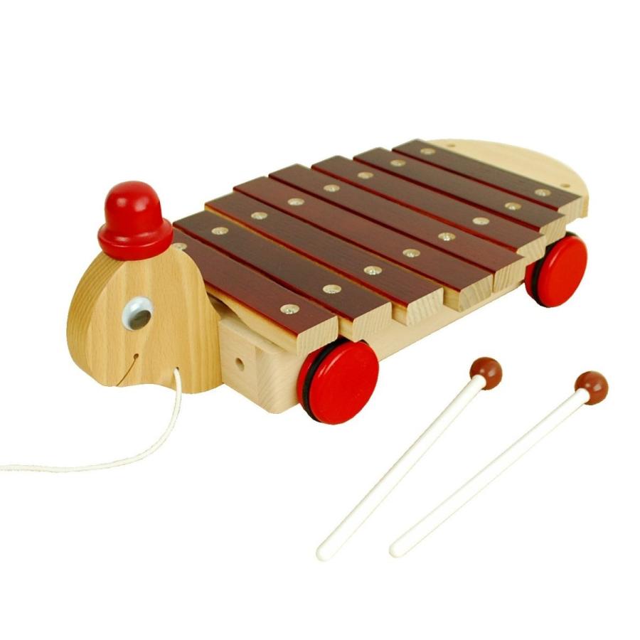 日本製木のおもちゃカメさんシロホン 日本製木のおもちゃカメさんシロホン