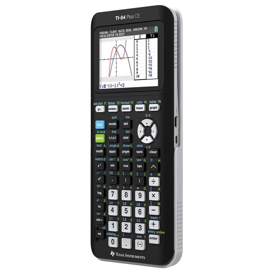 Texas Instruments TI-84 Plus CE グラフ電卓 ブラック 並行輸入品