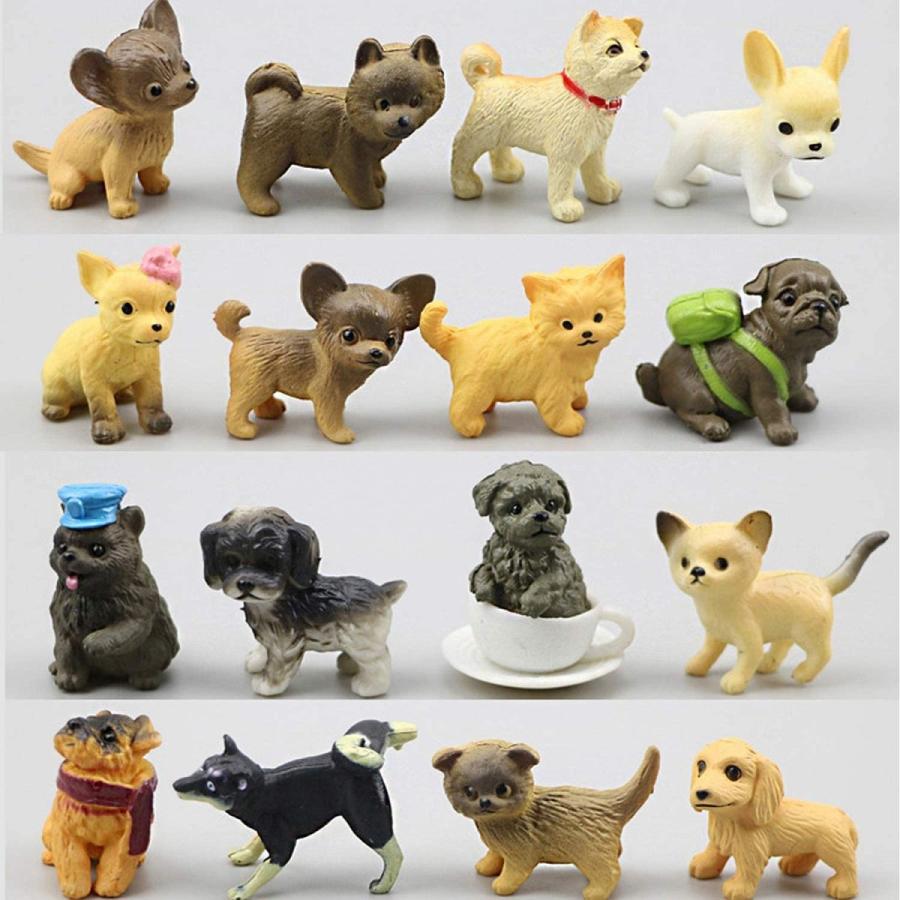 動物フィギュアセット 28個ミニ犬フィギュアおもちゃ 子犬おもちゃセット 小さい動物おもちゃモデル 子どもおもちゃ 誕生日 パーティー プレ Lightly Row 通販 Yahoo ショッピング