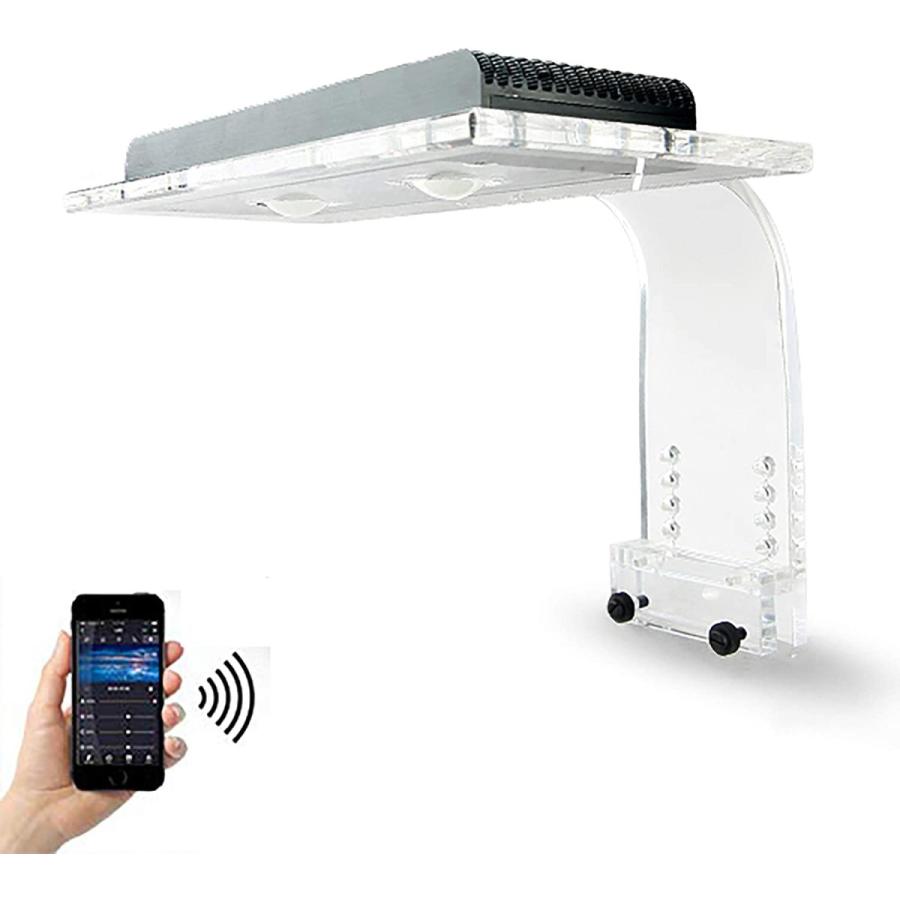 Metis Led 水槽ライト アクアリウムライト 専用 アプリ海水魚 サンゴ 海水槽 Wifi 照明 App調光 高光度 長寿命 強力 水 Ee Unila Ac Id