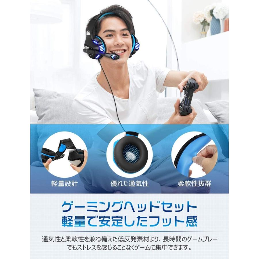 令和 モデル ゲーミングヘッドセット Ps4 ヘッドセット 有線 高音質 マイク付き 満点の Led Pc マイク Switch Fps ヘッドホン