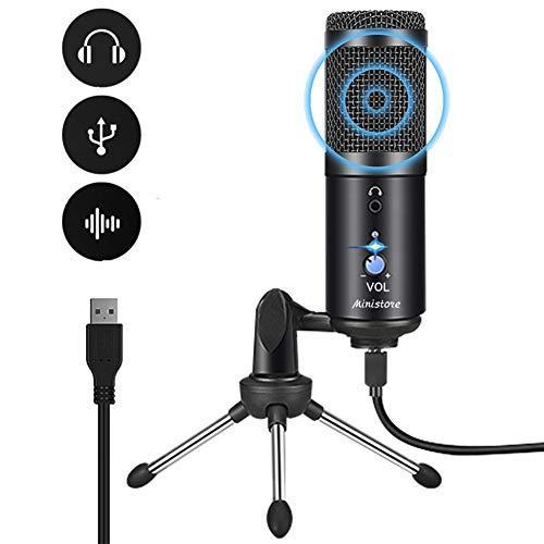 本店は コンデンサーマイク Usb 単一指向性 Pcマイク 卓上マイク Usbマイク マイク三脚スタンド付き 音量調節可能 録音 生放送 Youtu 新しい到着 Hhib Com Br