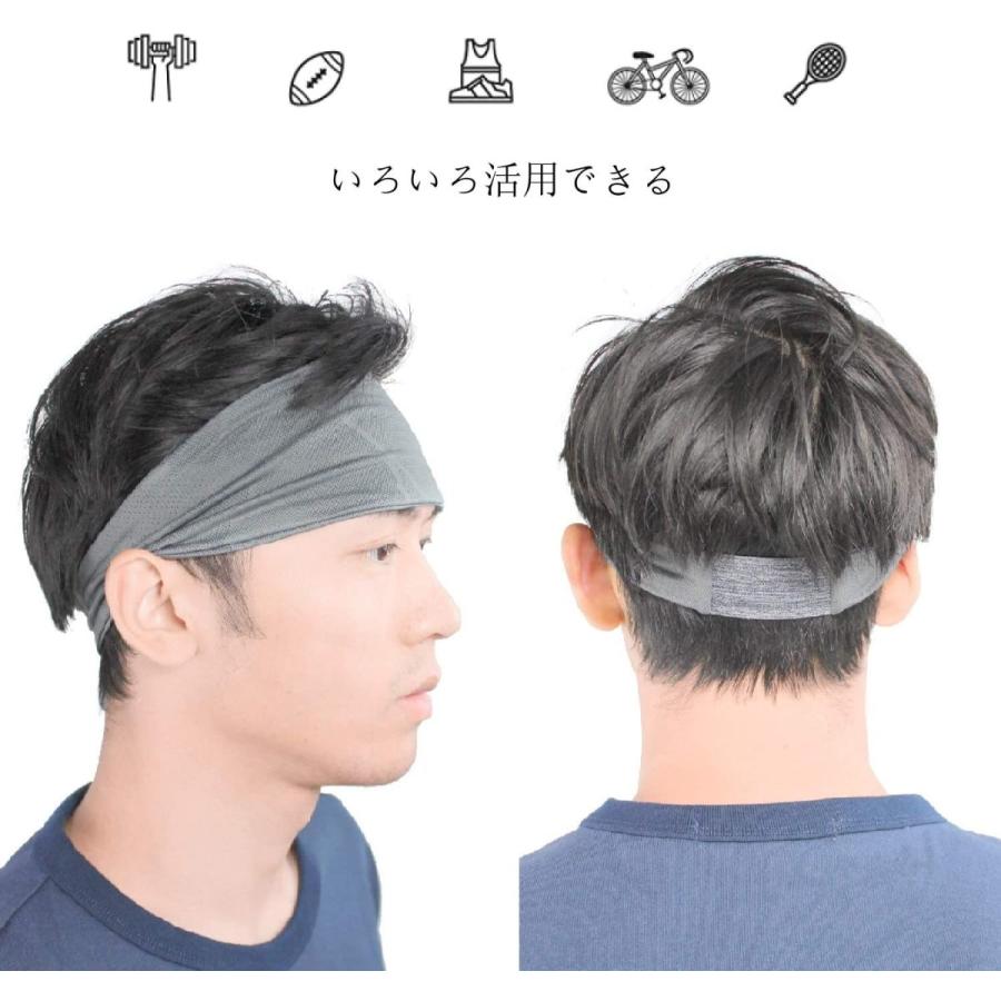 Tengfeng ヘアバンド メンズ レディース用ヘッドバンド 汗吸収 スポーツ 速乾 人気な薄地ヘアバンド 滑り止め 男女兼用 快適な Lightly Row 通販 Yahoo ショッピング