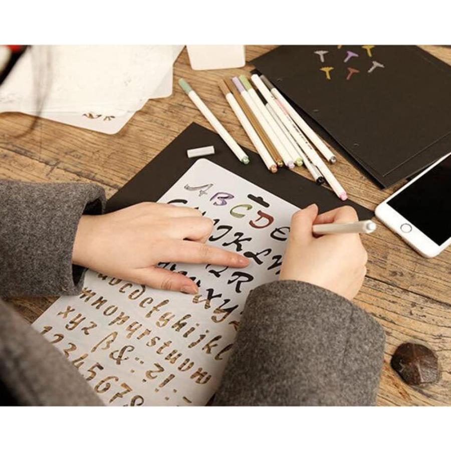 22 新作 Diy 描画テンプレート ステンシルシート スクラップブッキング テンプレート 子供 学校 アルバム 絵図 手帳用に 塗り絵 絵描き道具 ク Materialworldblog Com