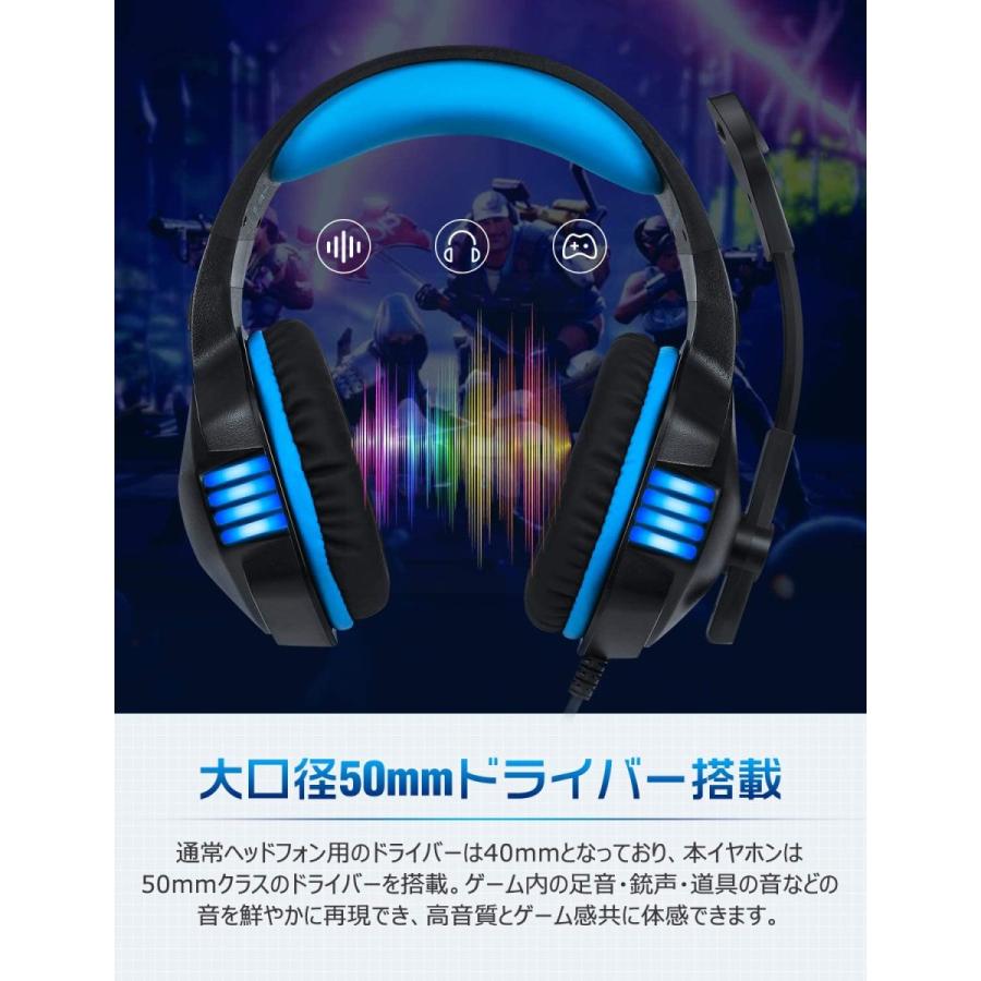 50 Off 令和 モデル ゲーミングヘッドセット Ps4 ヘッドセット 有線 高音質 Led マイク付き Switch Fps Pc ヘッドホン マイク 全商品オープニング価格特別価格 Turningheadskennel Com
