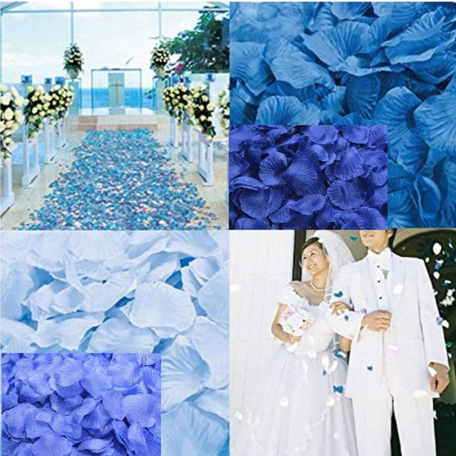 限定モデル 花びら ブルー系00枚セット フラワーシャワー 桜吹雪 薔薇 造花 プロポーズ 飾り 結婚式 ウエディング ２次会 誕生日 お祝い 演出 Cisama Sc Gov Br