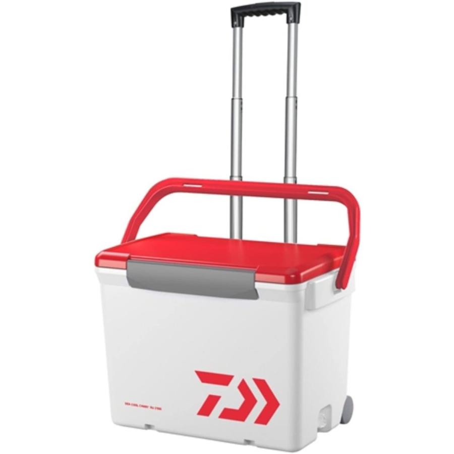 高い品質 ダイワ Daiwa クーラーボックス シークールキャリー2 Gu2500 ホワイト レッド 釣り 豪華 Kuljic Com