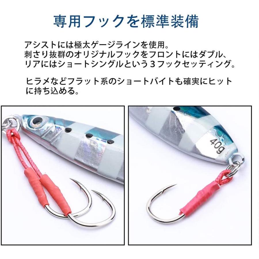 ヒーロー釣具 メタルジグ セット ルアー スロー ジギング アシストフック装備 30g 5個セット ケース付 Lightly Row 通販 Yahoo ショッピング
