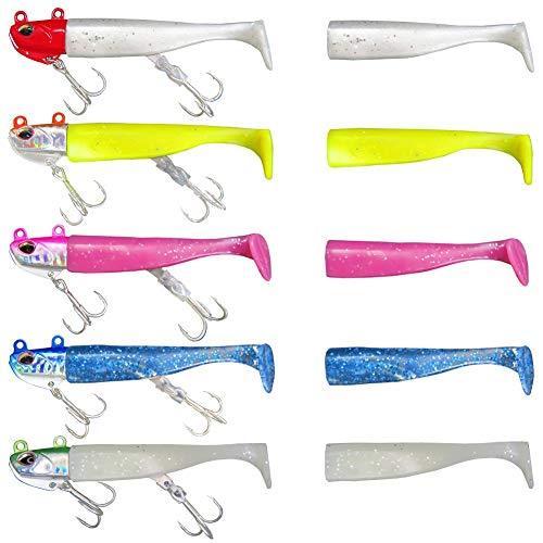 青嵐ルアーヒラメ ルアー シーバス ジグヘッド セット 14g 21g 27g ワーム ソフトルアー タチウオ 青物 サーフ 堤防 Lightly Row 通販 Yahoo ショッピング