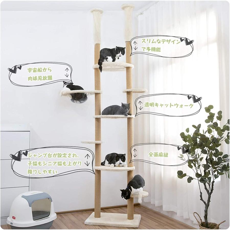 Mwpo 透明宇宙船 窓付きの透明ステップ 突っ張りタイプキャットタワー 透明ボール 透明ハンモック おうちで木登りタワー 多頭飼い 天然サ Mwpo 透明宇宙船 窓付きの透明ステップ 突っ張りタイプキャットタワー 透明ボール 透明ハンモック おうちで木登りタワー 多頭飼い 天然サ