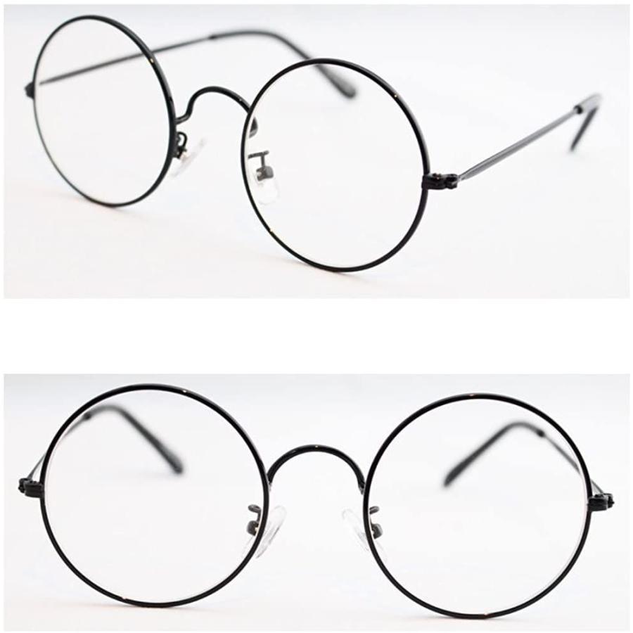 交換無料 エイトトウキョウ Eight Tokyo 113 3c Uvカット メタル 丸メガネ 伊達メガネ ブラック クリア Cisama Sc Gov Br