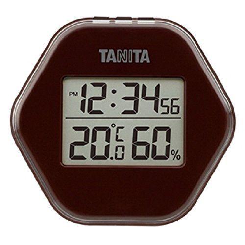 タニタ(TANITA) 温度計・湿度計 ブラウン デジタル デジタル温湿度計 TT-573-BR