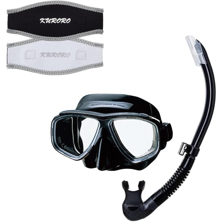 TUSA 度付きレンズマスク スプレンダイブ2 ブラックシリコーン BKBK×スノーケル プラチナ2ハイパードライ BKBK×KURORO TUSA 度付きレンズマスク スプレンダイブ2 ブラックシリコーン BKBK×スノーケル プラチナ2ハイパードライ BKBK×KURORO