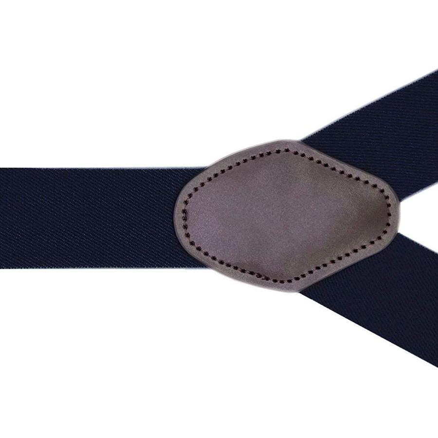 人気ブランドの 2クリップ 灰色 Mendeng 簡単着脱 メンズ 適度な幅 X型 グレー