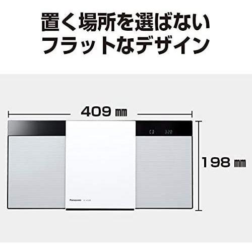 【値下げ⭕️】 パナソニック ミニコンポ FM/AM 2バンド Bluetooth対応 USBメモリー録音機能搭載 SC-HC320-W 【1885854134】(10132円)