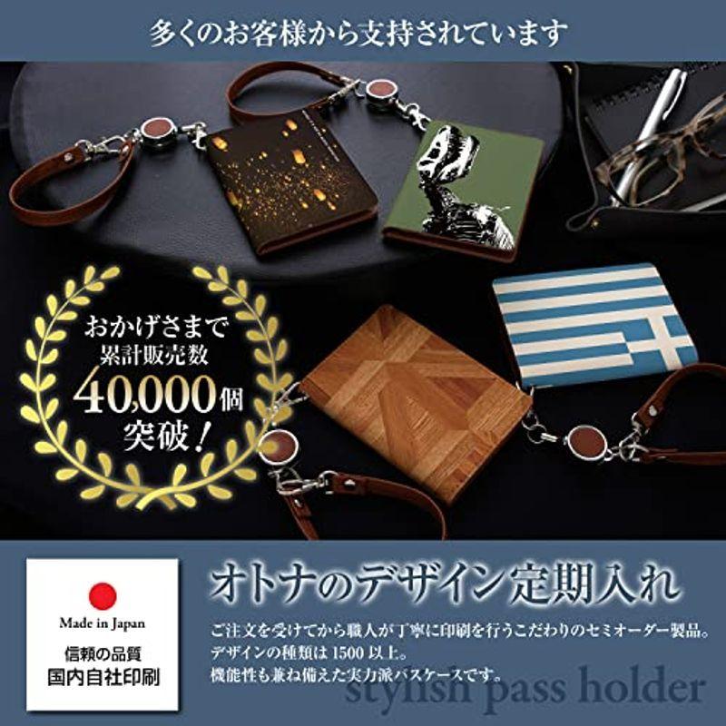 パスケース 定期入れ リール付き かわいい 血液型 診断 A型 イラスト 二つ折り 中がみえない おしゃれ メンズ 自己紹介 おもしろ 黒 好評にて期間延長