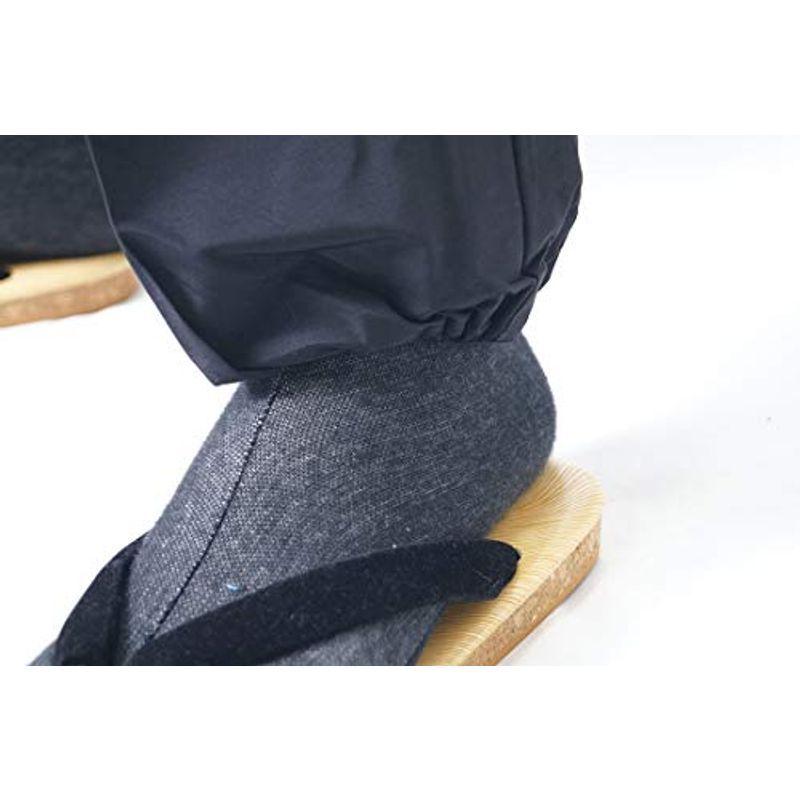 作務衣 メンズ 日本製 撥水加工 ゴム口 高機能作務衣 5035 (Ｌ， 濃紺) 作務衣 メンズ 日本製 撥水加工 ゴム口 高機能作務衣 Ｌ， 濃紺