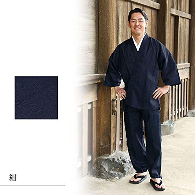 最高最高作務衣の専門館日本製遠州本麻作務衣 夏服 春服 通年用 和服