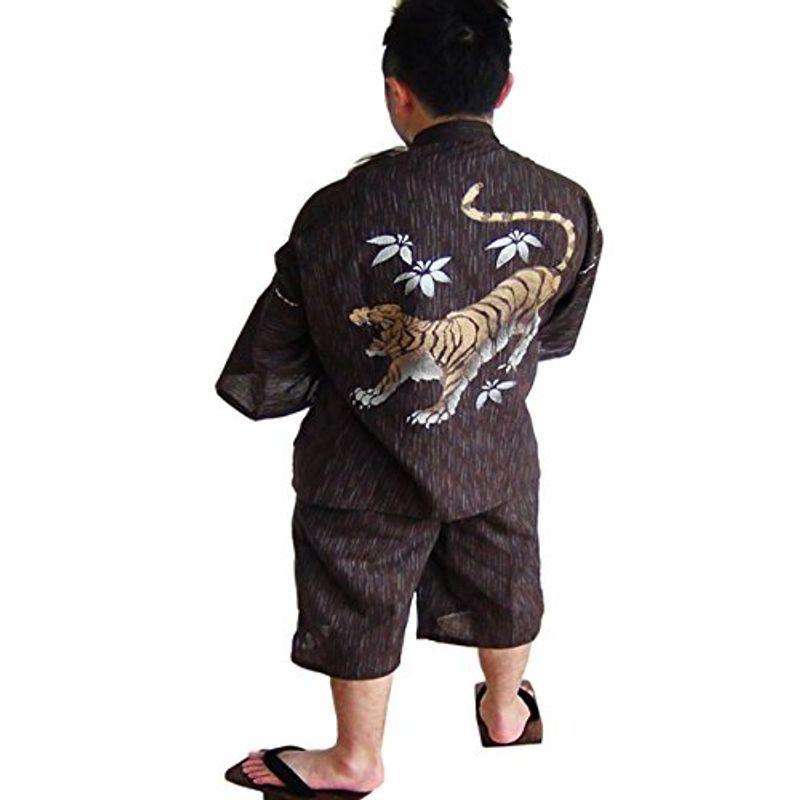 メンズファッション 最大5万円offクーポン 金虎 京都の手描き絵 しじら織り 紳士甚平 M L Ll 3l 4l 5l 6l 7l 131 1607 L 灰 Co2etzdtsa Www Boulevardrestaurants Com