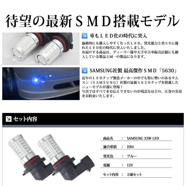 HB4 LED バルブ フォグランプ / フォグライト ブルー 青 SAMSUNG HB4 LED バルブ フォグランプ / フォグライト ブルー 青 SAMSUNG