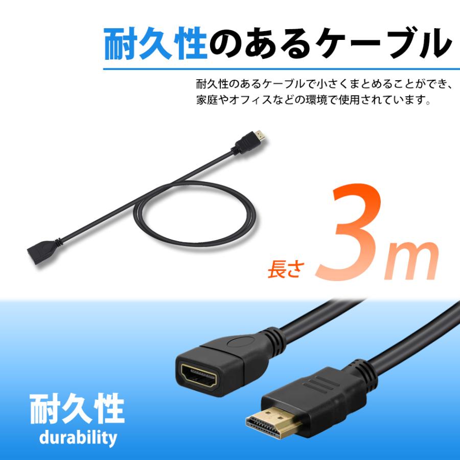 ☘️【3m】HDMI 延長ケーブル　HDTVPS4PS3 HDMI オスメス Amazon | UGREEN HDMI 延長ケーブル HDMI延長コード 4K 60Hz 3D