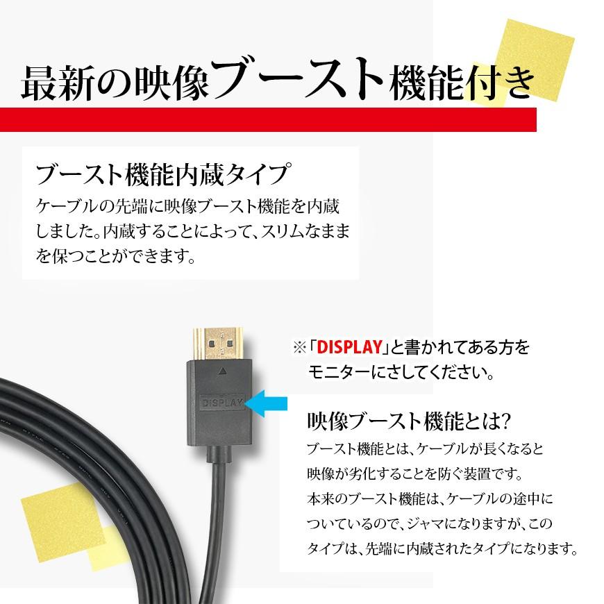 Hdmiケーブル 極細 スーパーウルトラスリム ケーブル 7m 700cm ブースト 機能 付き ケーブル直径約4mm Ver2 0 4k 60hz 任天堂switch Ps4 送料無料 Lbs Hdmi700ss ライトニングブースs 通販 Yahoo ショッピング