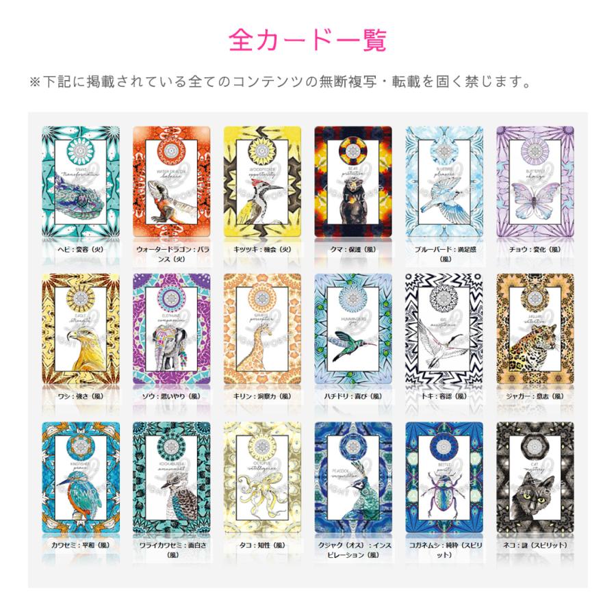 アニマルキンオラクル （ 日本語解説書付き オラクルカード