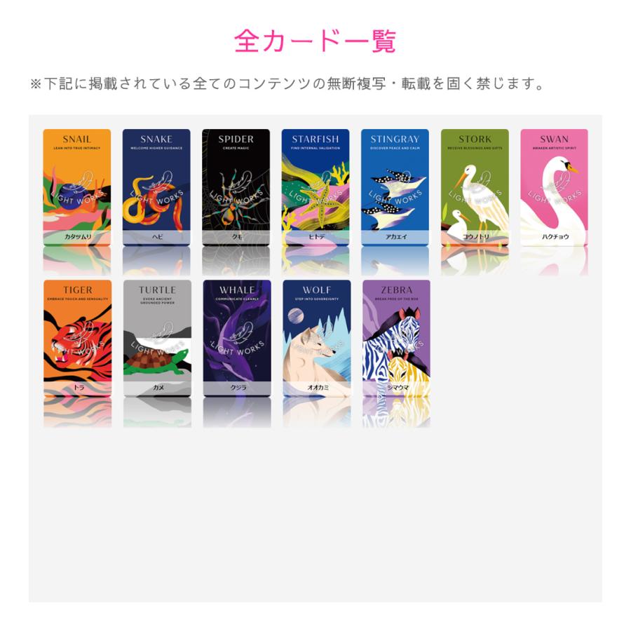 アニマルパワーデッキ （ 日本語解説書付き オラクルカード アリソン