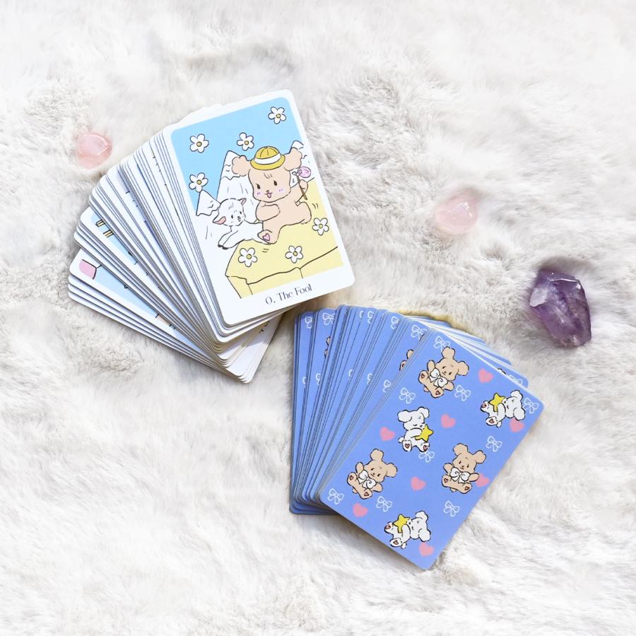 正規品✨韓流ラブストーリーのような可愛らしいタロットカード・ポータブル✨海外限定 Chou Tarot （ 海外版オラクルカード シュシュタロット 英語解説書