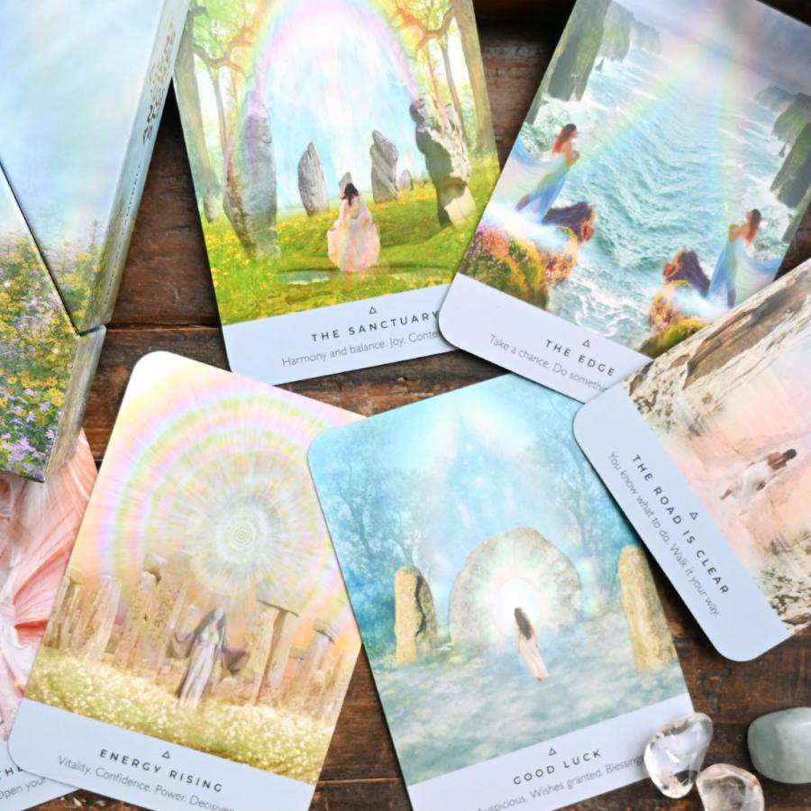 【正規品オラクルカード】美麗✨レベッカキャンベル最新作✨内なる神殿のオラクル ワークユアライトオラクルカード 英語版 44枚 レベッカ
