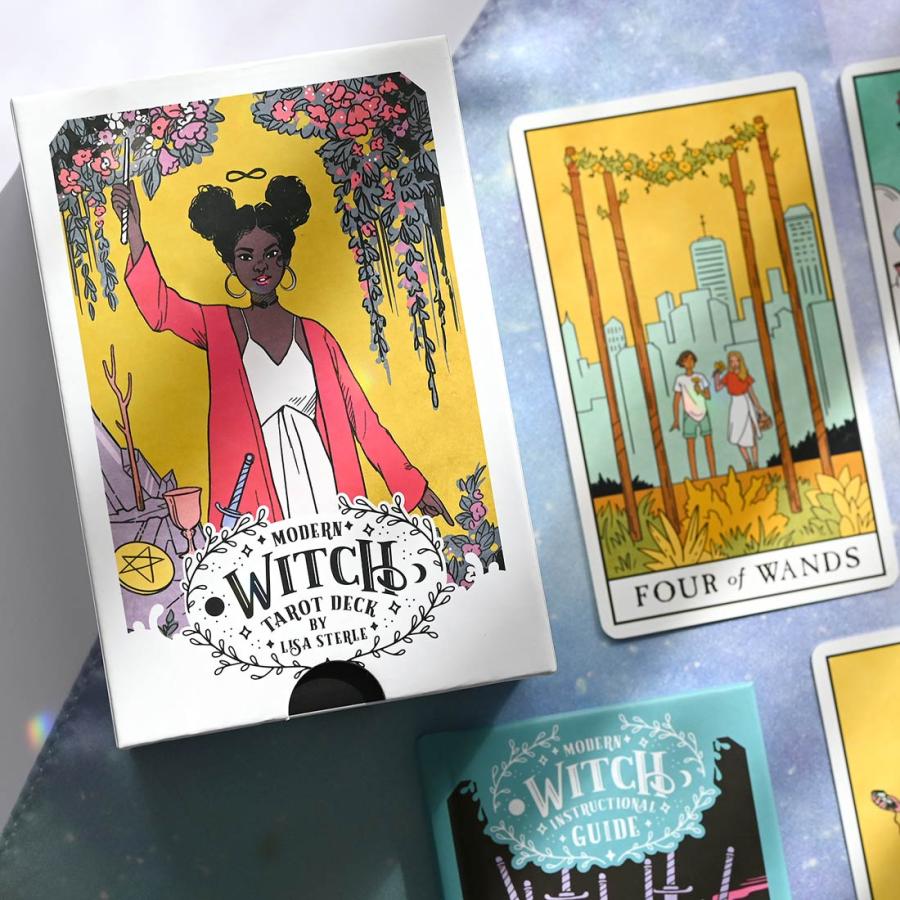 超レア✨海外インディーズデッキ✨鮮やかな色彩のモダンタロットカード Amazon | The Modern Witch Tarot Deck | Sterle, Lisa, Ayala
