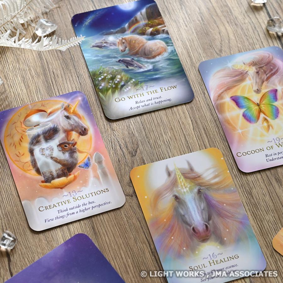 マジックオブユニコーンオラクルカード (日本語解説書付き オラクル