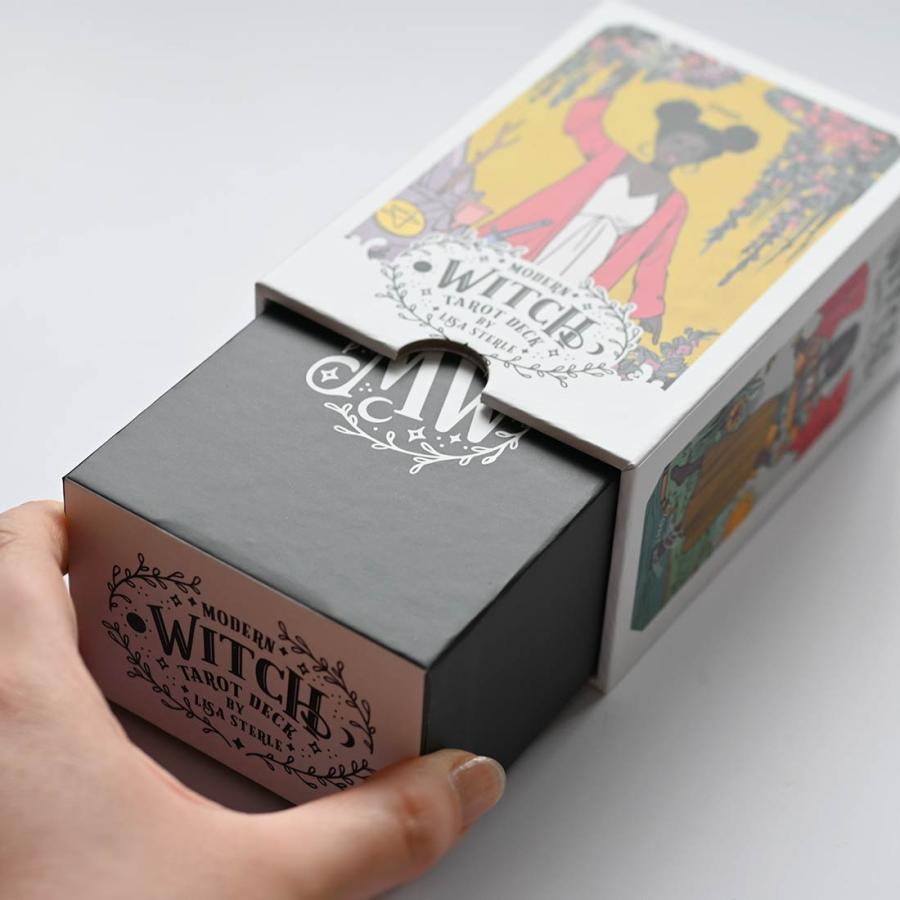 【正規品】現代アレンジで多様性を表すアートワークのモダンタロットカード✨海外限定 モダンウィッチタロット （通常版） （ 日本語解説書付き モダン