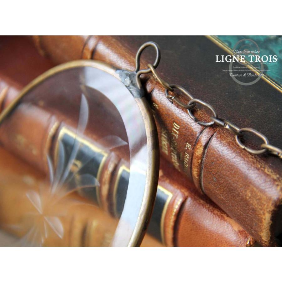 サンキャッチャー オーバル小 エッチングガラス 真鍮 オーナメント