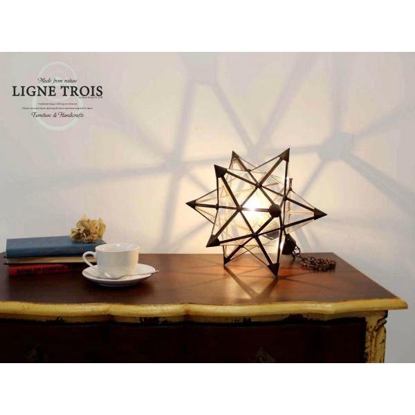 エトワールフラット コンセント用 星型ペンダントランプ ガラス照明