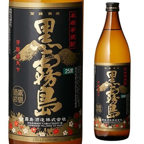 焼酎 芋焼酎 黒霧島 25度 900ml 長S : ビアーザワールドYahoo!店
